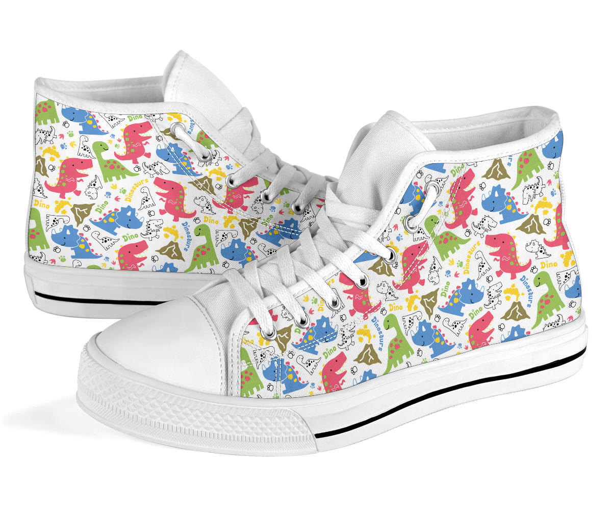 Colorful Dinosaurs Shoes