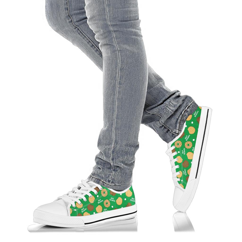 Girl Scout Cookie Shoes - Green Sneakers