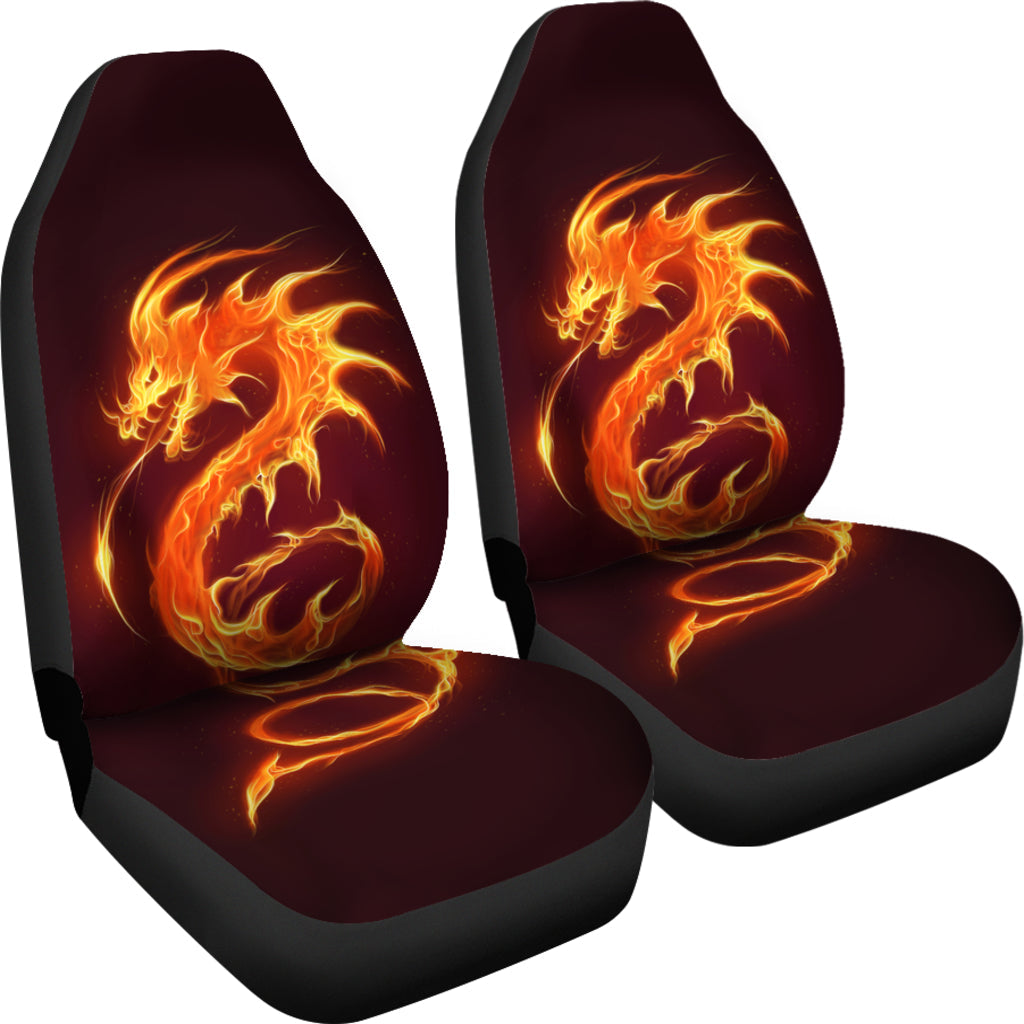 Fire Dragon Car Seat Covers
