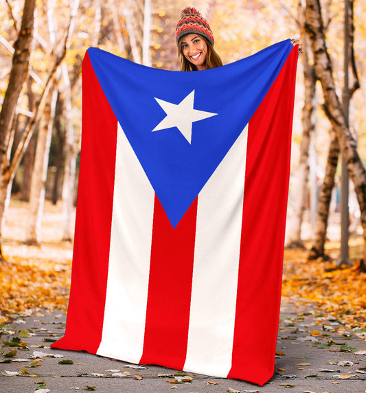 Puerto Rican Flag Blanket