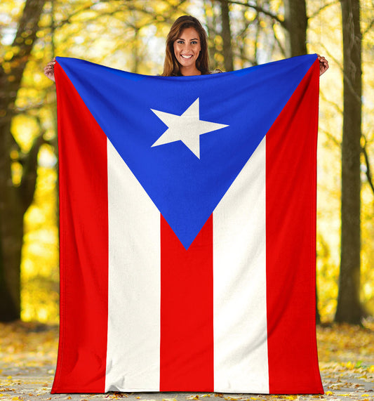 Puerto Rican Flag Blanket