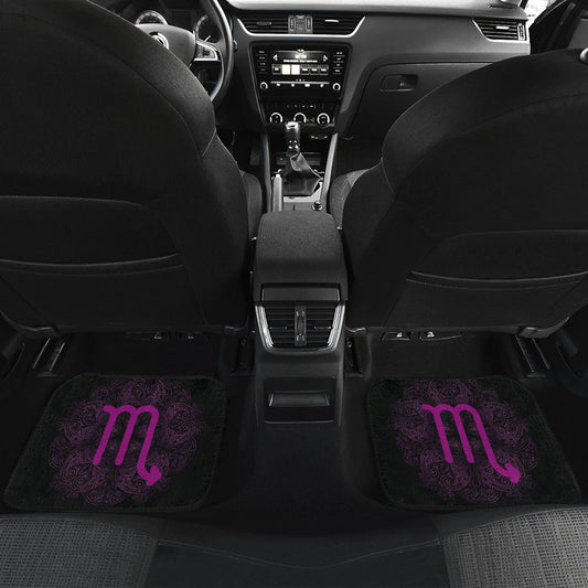 Purple Scorpio Car Floor Mats
