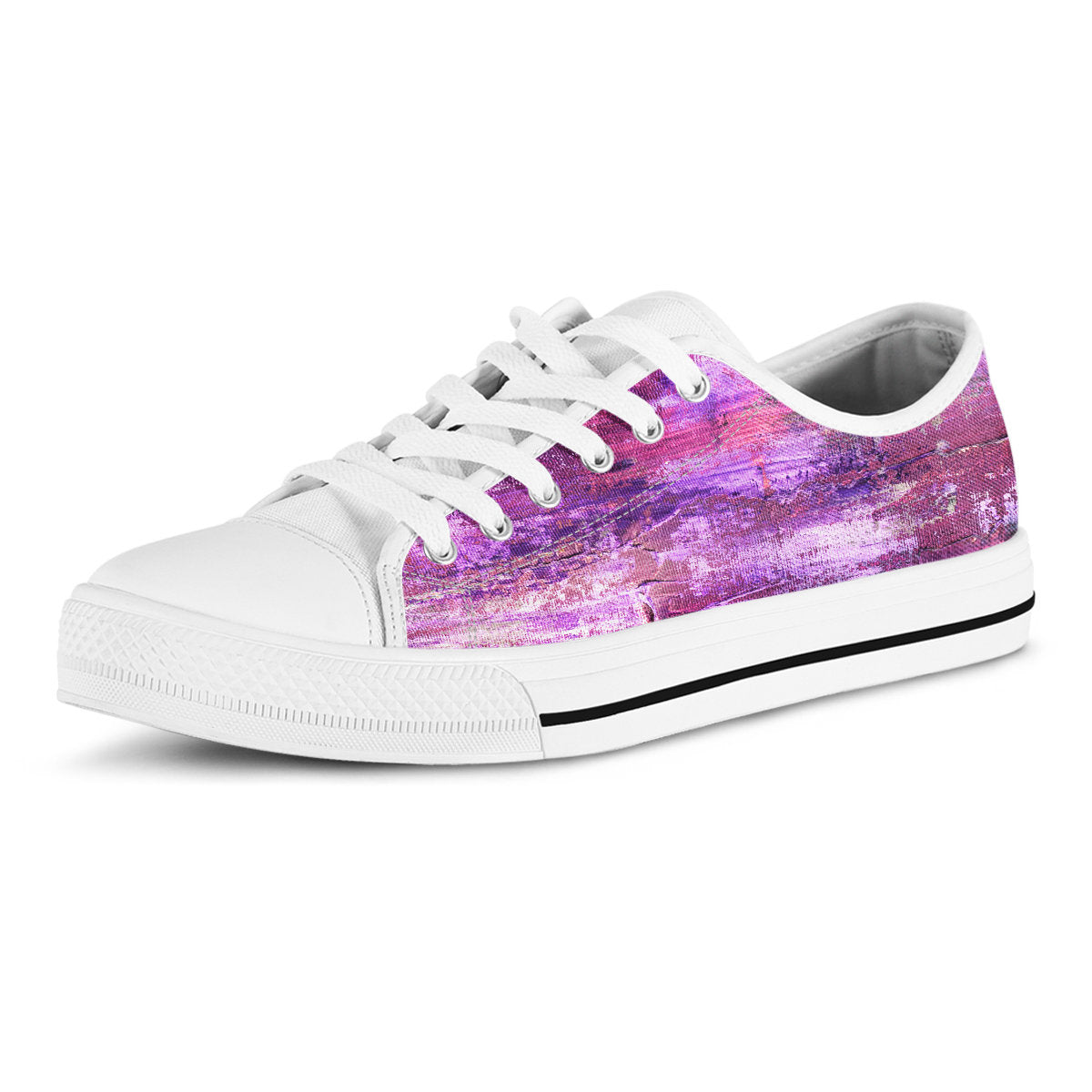 Pink & Purple Abstract Art Shoes