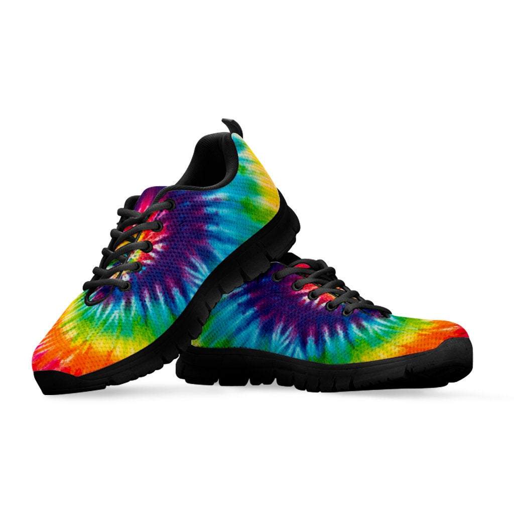Colorful Tie Dye Spiral Sneakers