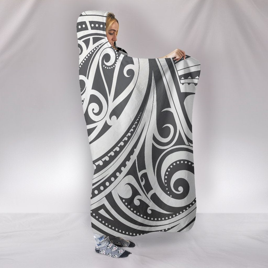Tribal Maori Hooded Blanket