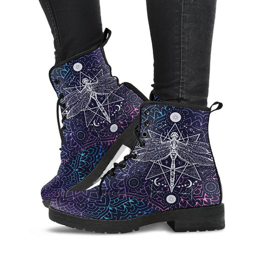 Dragonfly Mandala Womens Boots