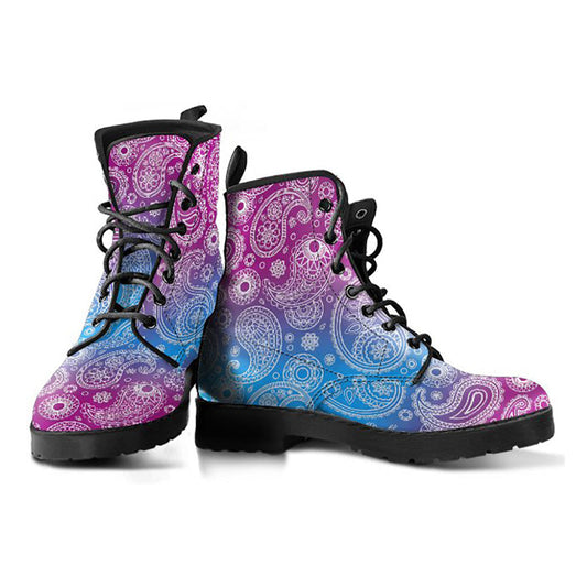 Pink & Blue Decor Womens Boots