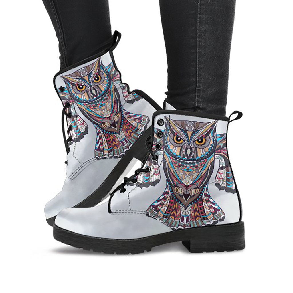 Spiritual Owl Womens Boots