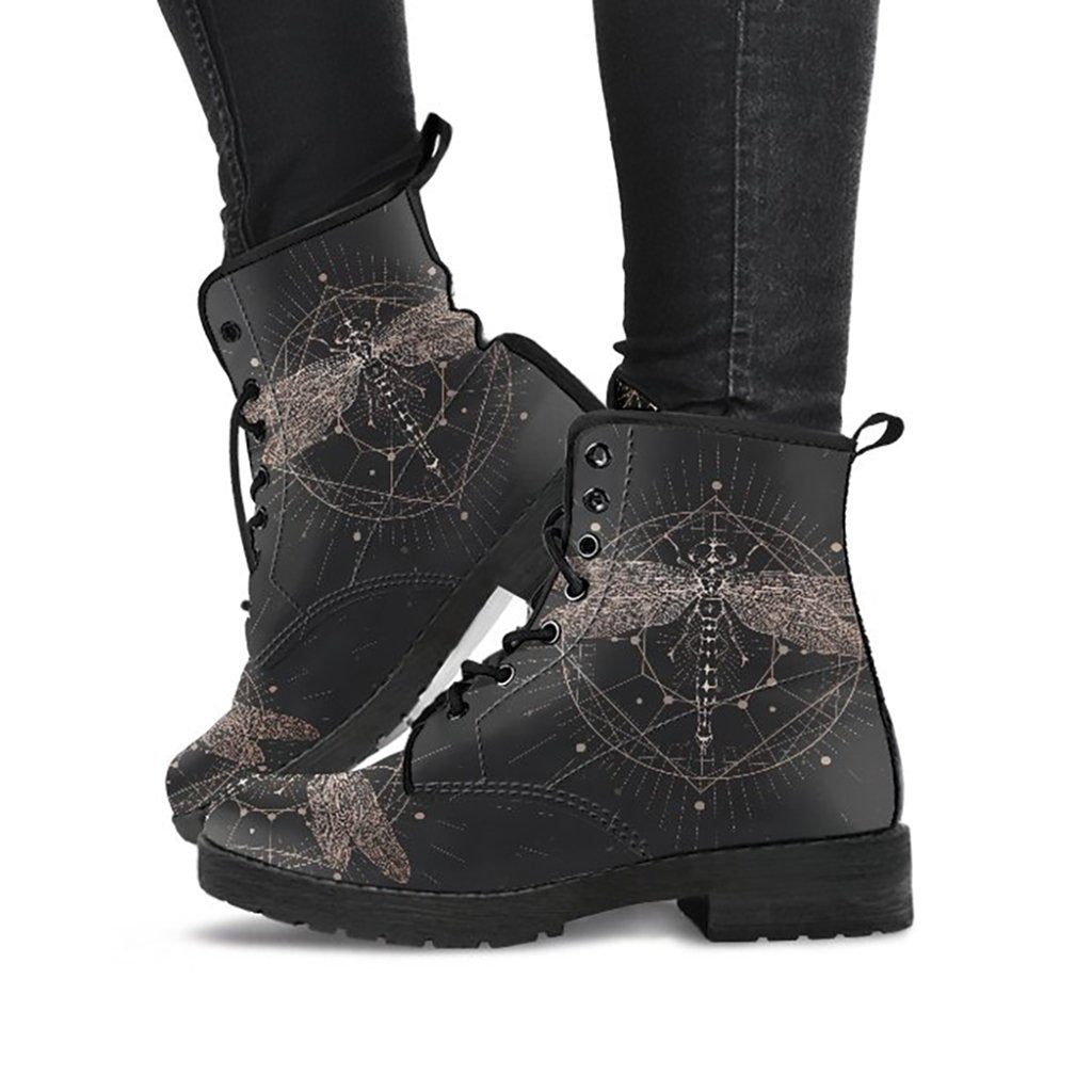 Spiritual Dragonfly Womens Boots