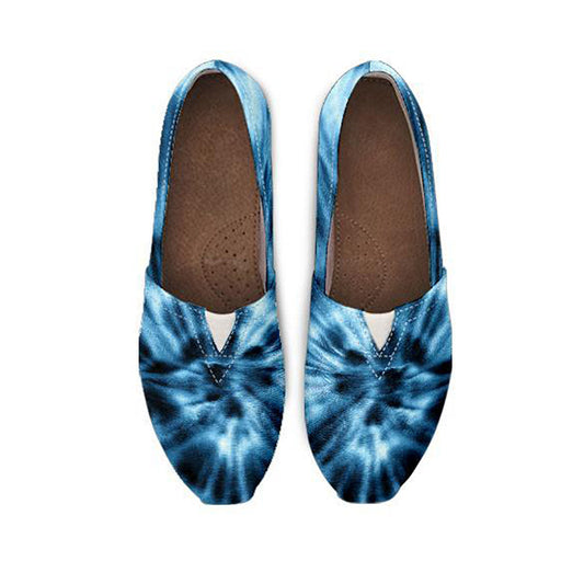 Blue Tie Dye Casual Shoes