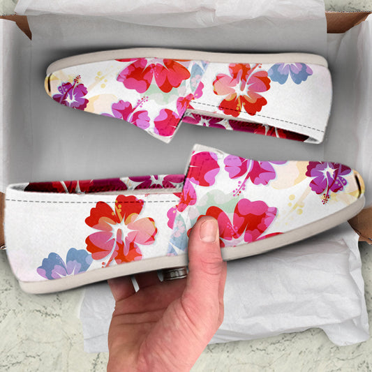 Colorful Aloha Flowers Casual Shoes