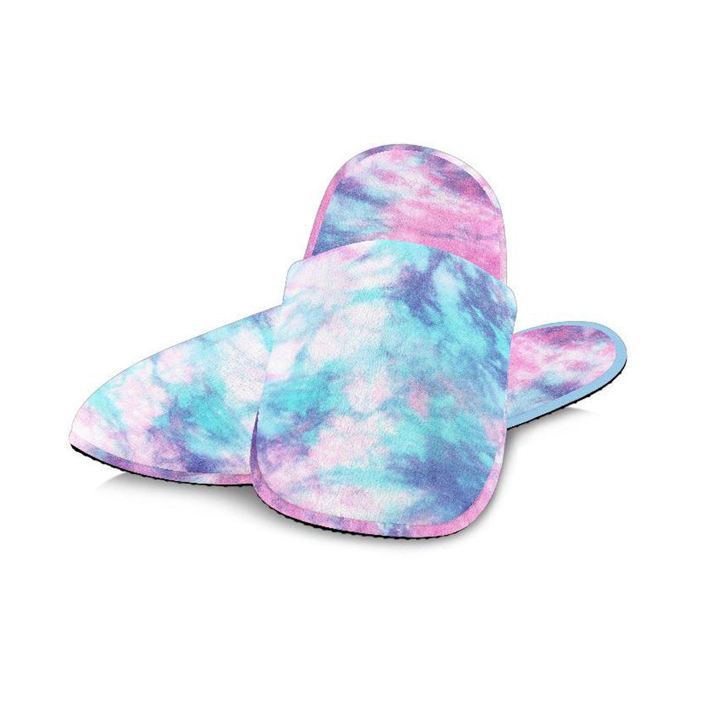 Blue & Pink Cotton Candy Slippers