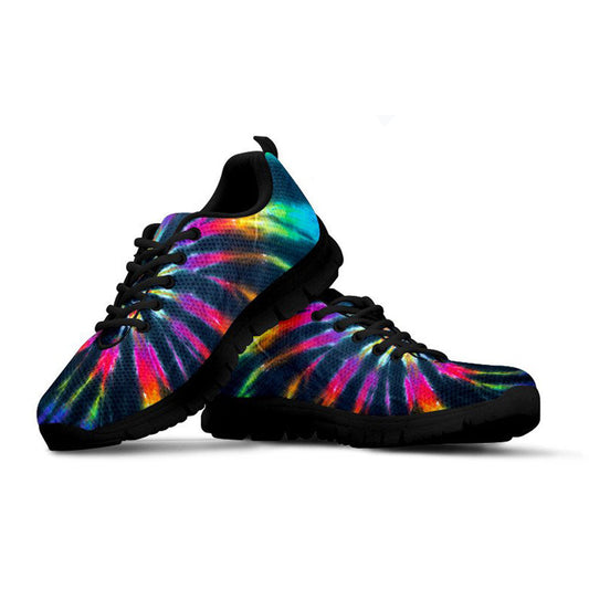 Colorful Neon Tie Dye Sneakers