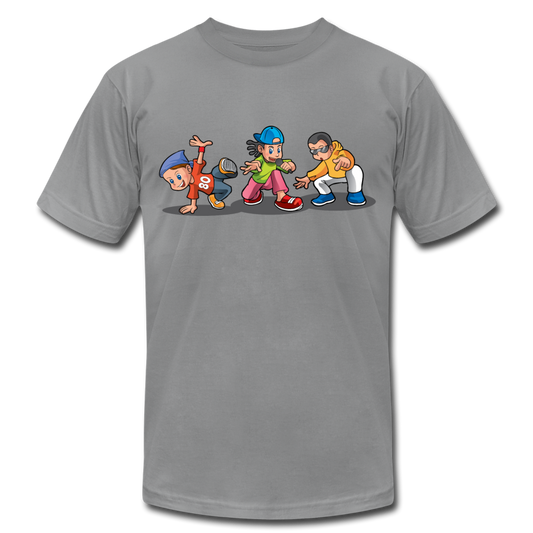 Hip Hop Cartoon Kids T-Shirt - slate