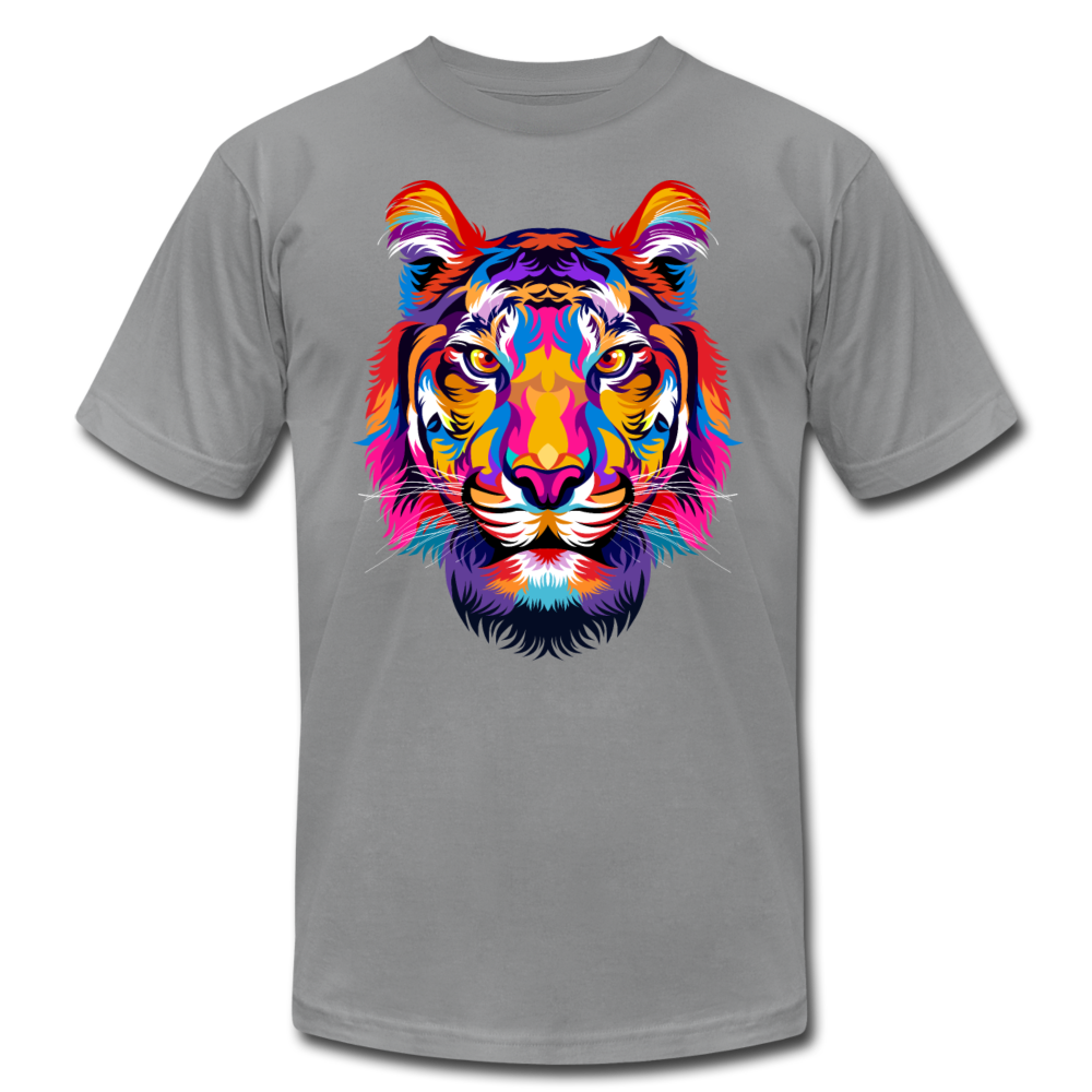 Colorful Abstract Tiger T-Shirt - slate