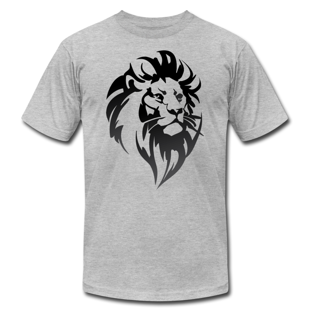Lion Shadow T-Shirt - heather gray