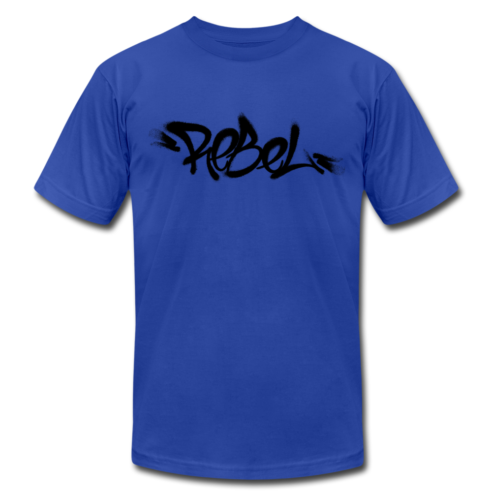 Rebel Graffiti T-Shirt - royal blue