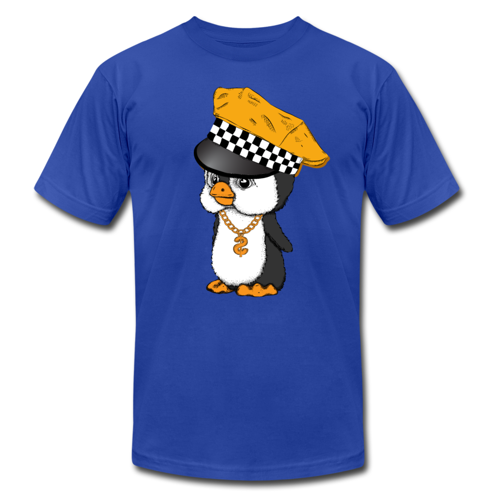 Penguin Taxi T-Shirt - royal blue