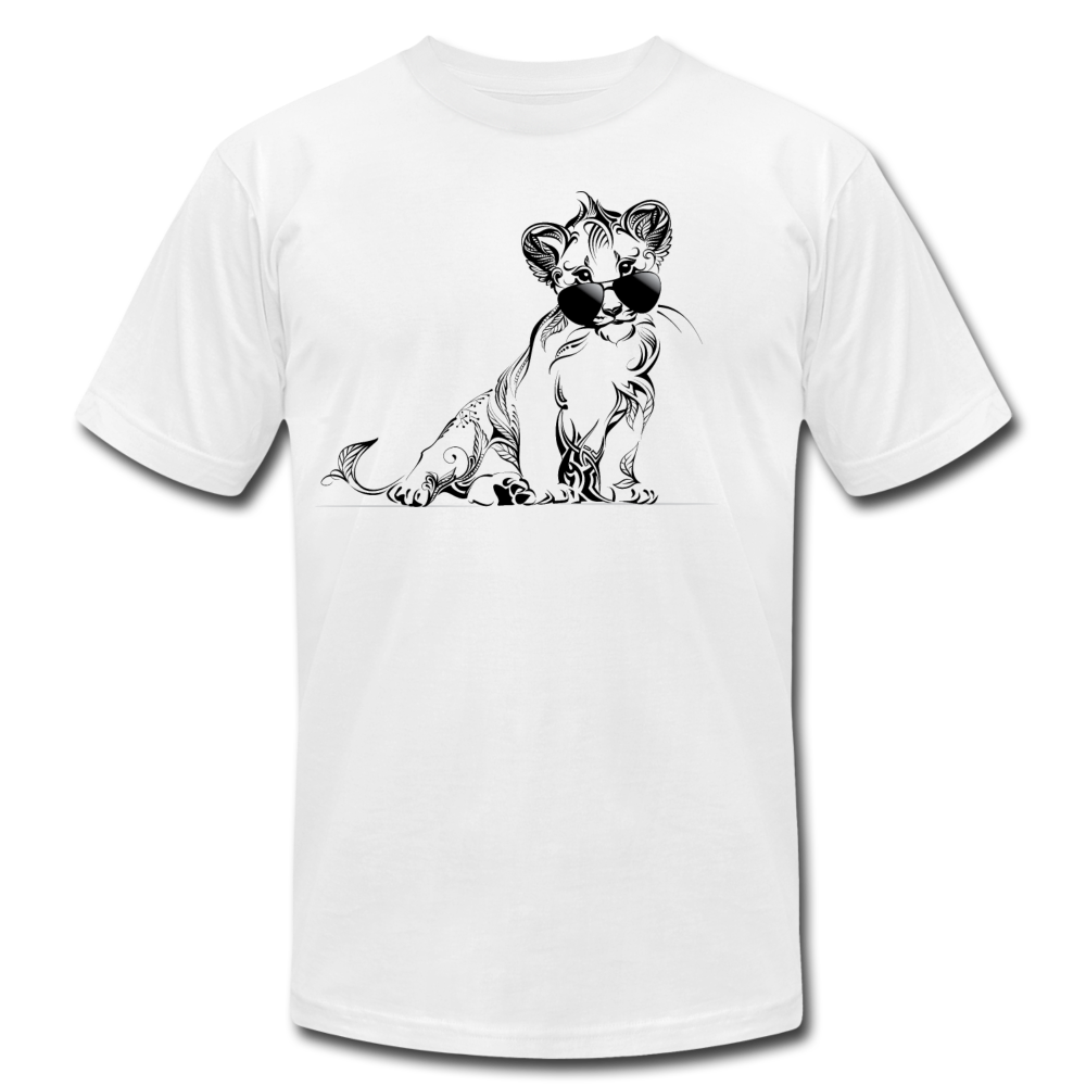 Tribal Maori Lion Cub T-Shirt - white