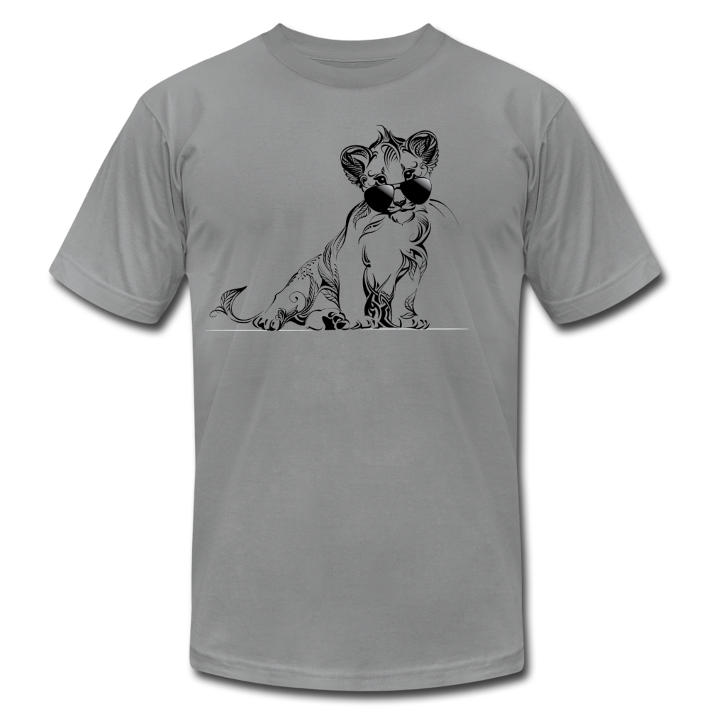 Tribal Maori Lion Cub T-Shirt - slate