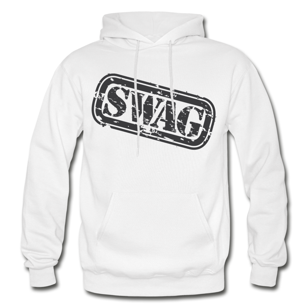 Swag Stamp Hoodie - white