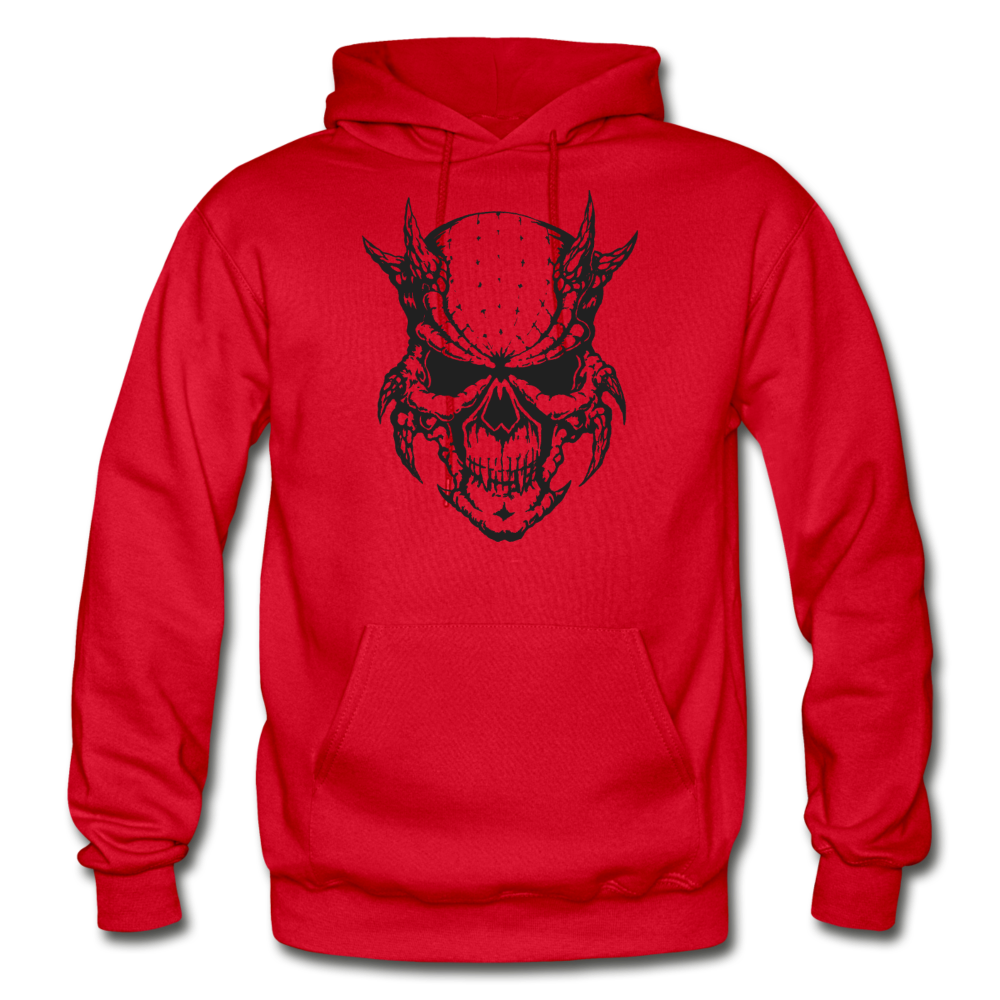 Demon Skull Hoodie - red