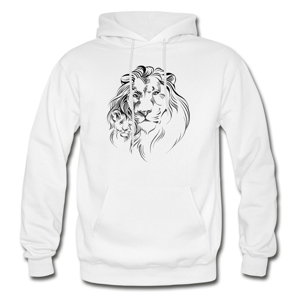Lion Cub Hoodie - white