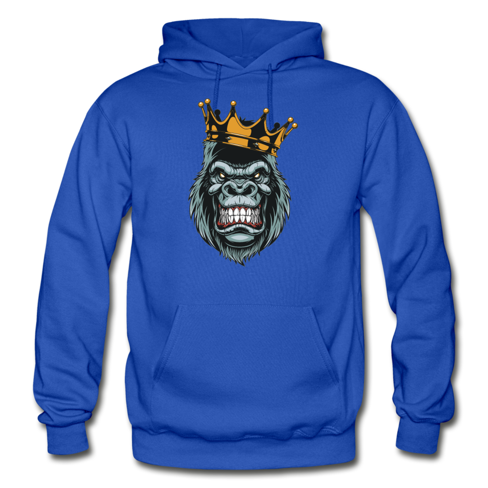 Gorilla Crown Hoodie - royal blue