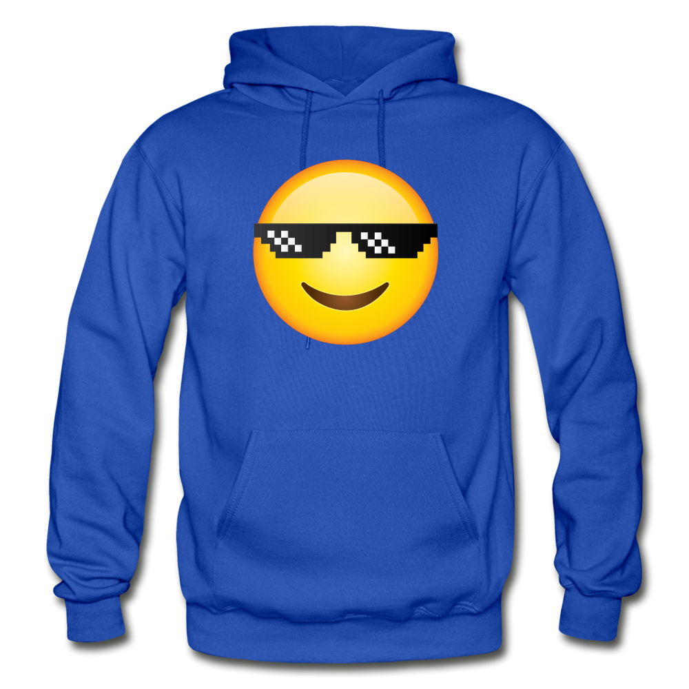 Cool Emoji Hoodie - royal blue