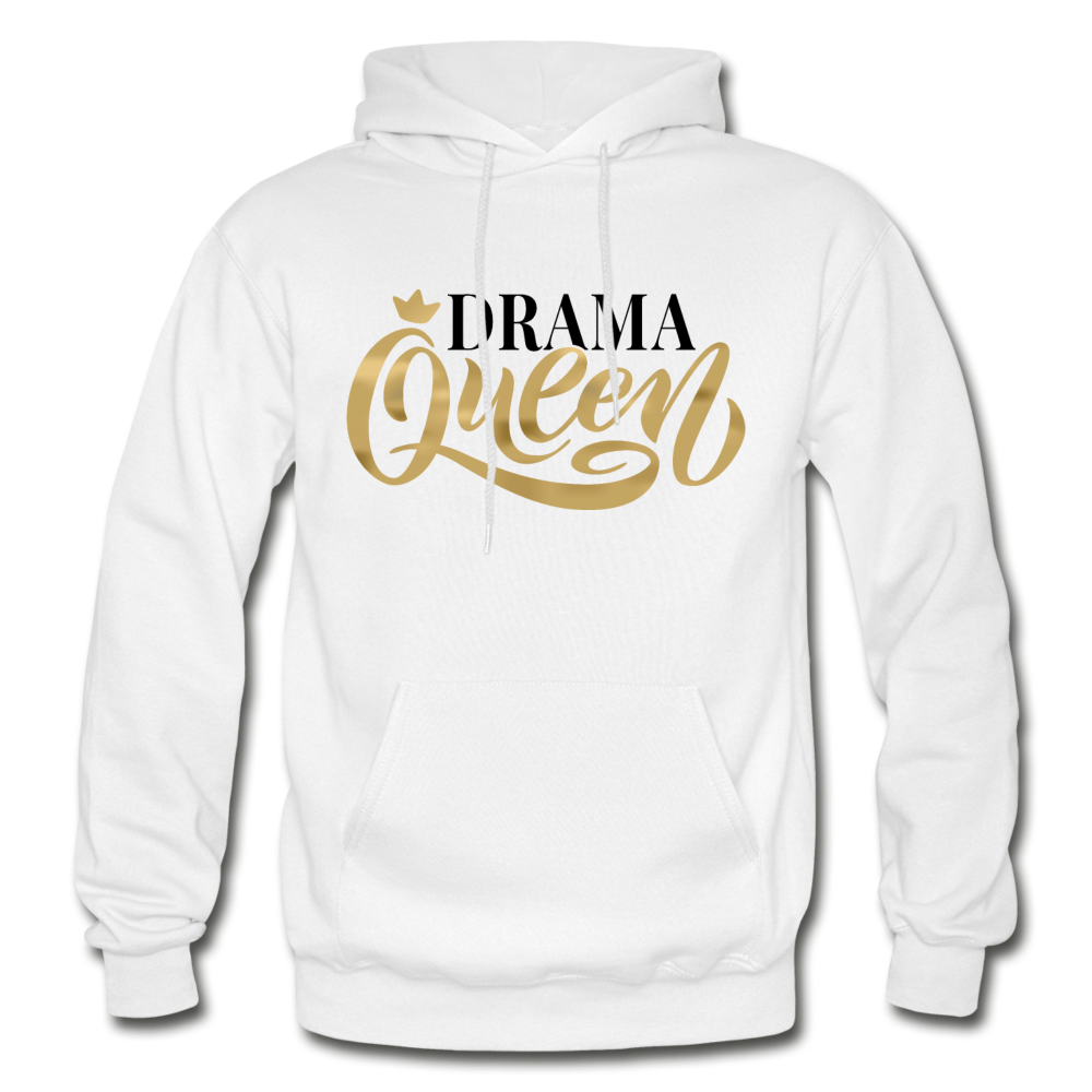 Drama Queen Hoodie - white