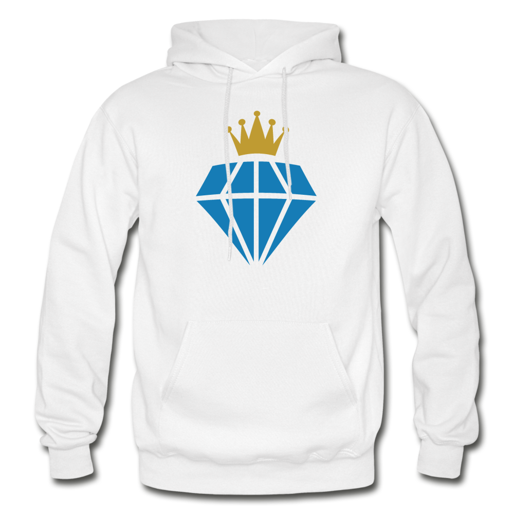 Diamond Crown Hoodie - white