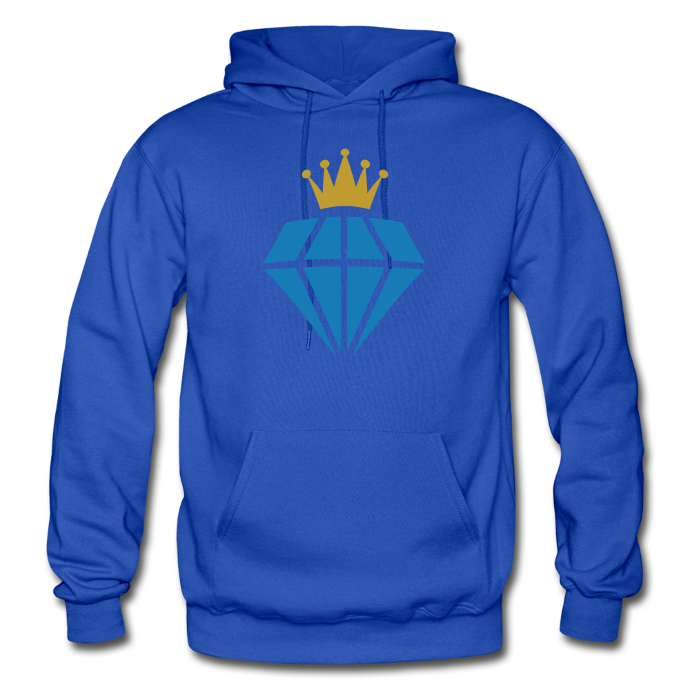 Diamond Crown Hoodie - royal blue