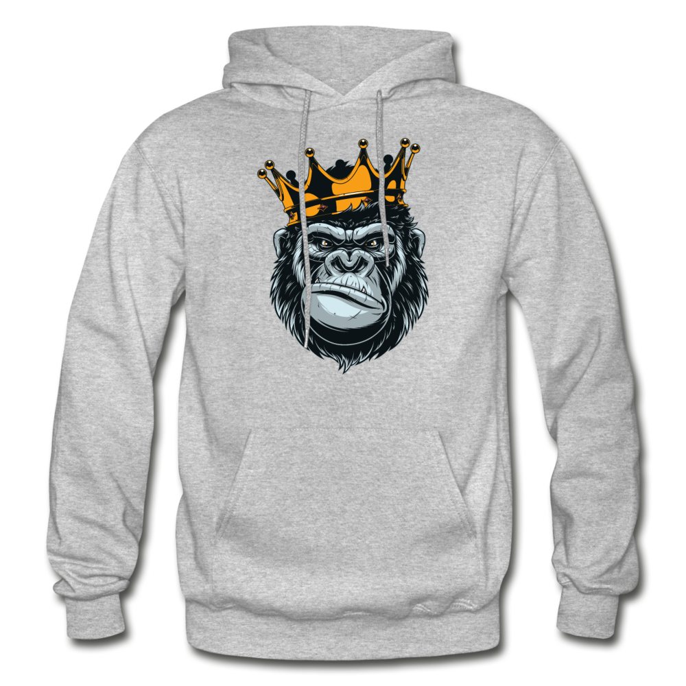 Gorilla Crown Hoodie - heather gray