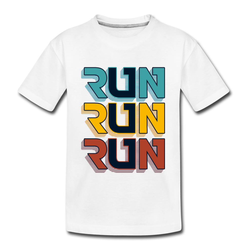 Run Kids T-Shirt - white