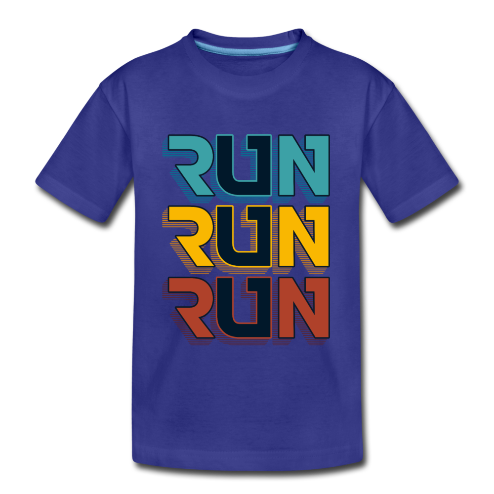 Run Kids T-Shirt - royal blue