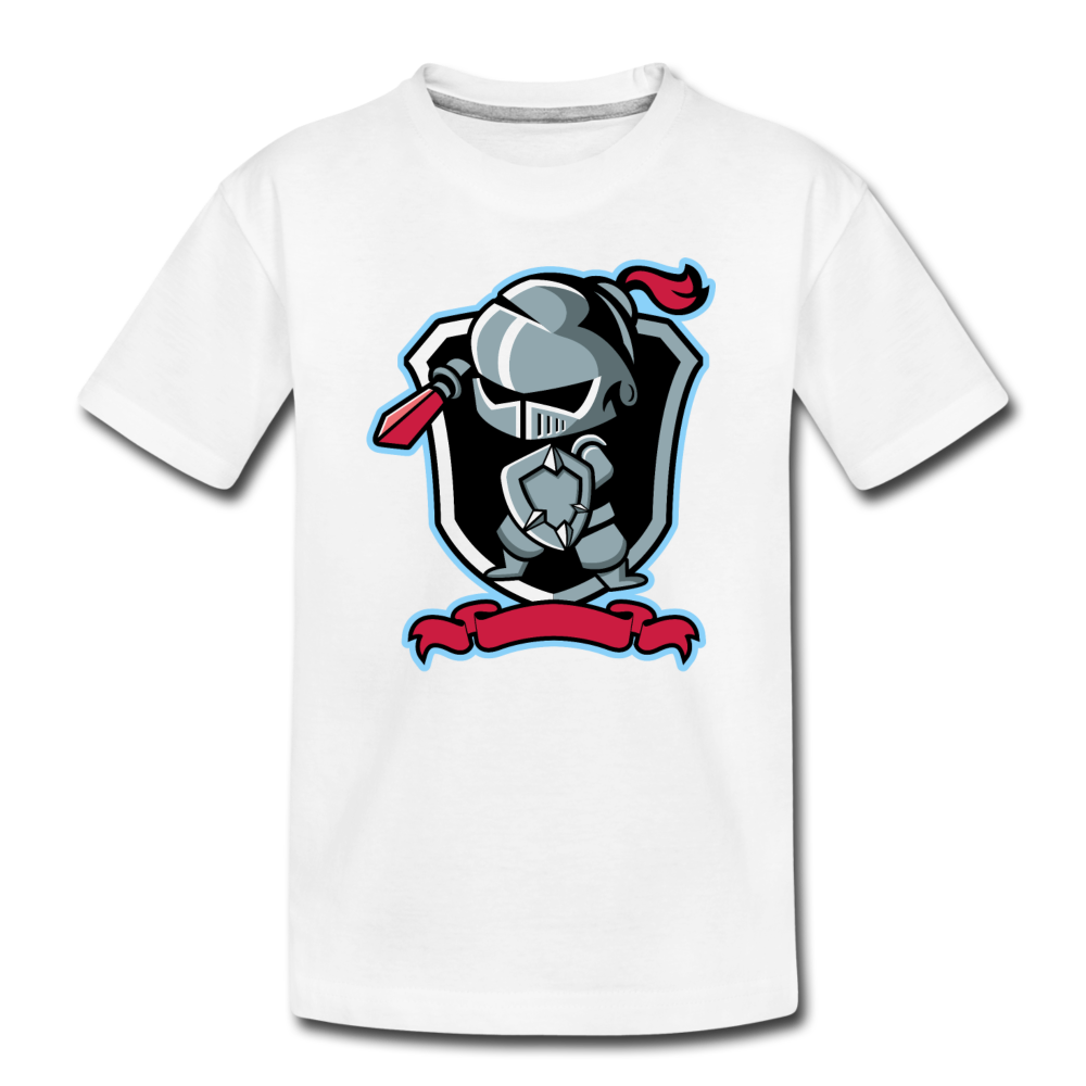 Knight cartoon Kids T-Shirt - white