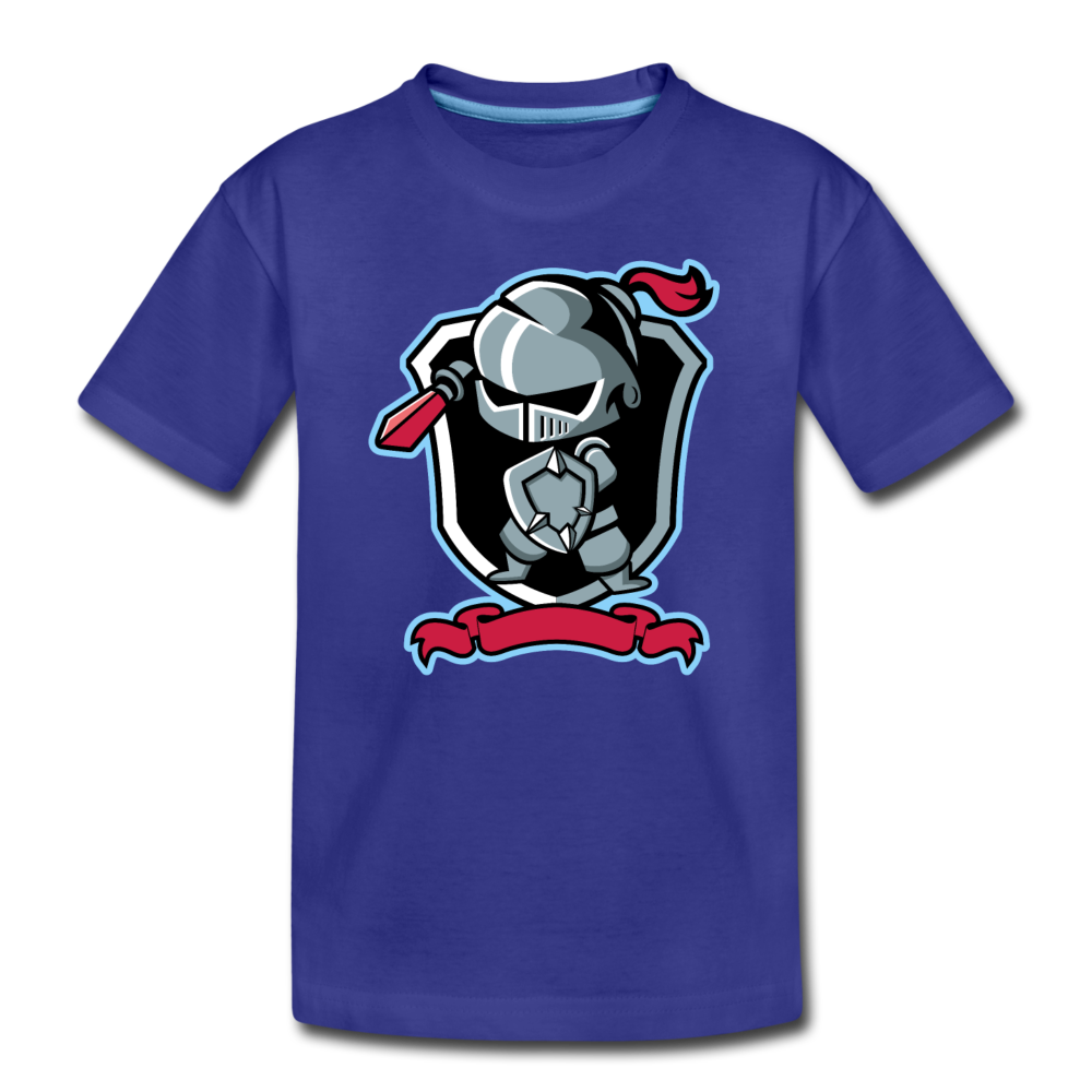 Knight cartoon Kids T-Shirt - royal blue