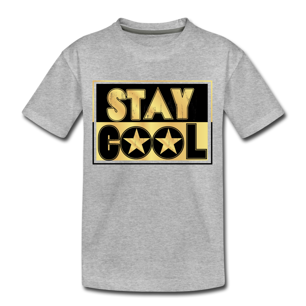 Stay Cool Kids T-Shirt - heather gray