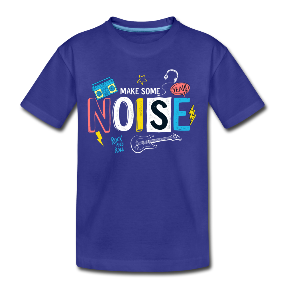 Make Some Noise Kids T-Shirt - royal blue