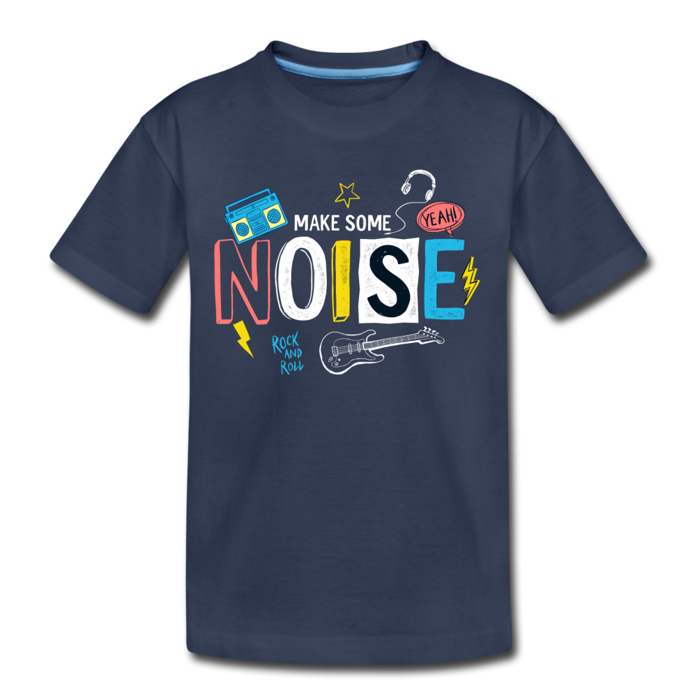 Make Some Noise Kids T-Shirt - navy