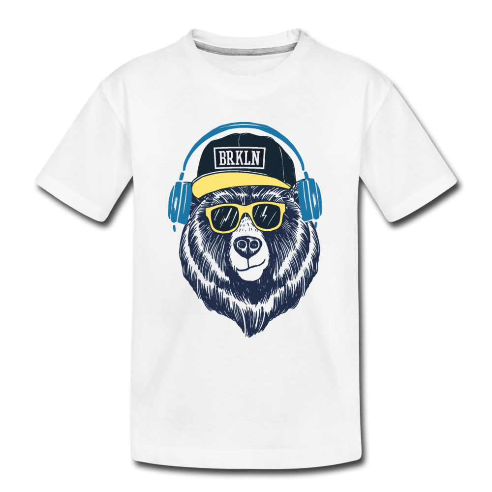 Cool Bear Headphones - white