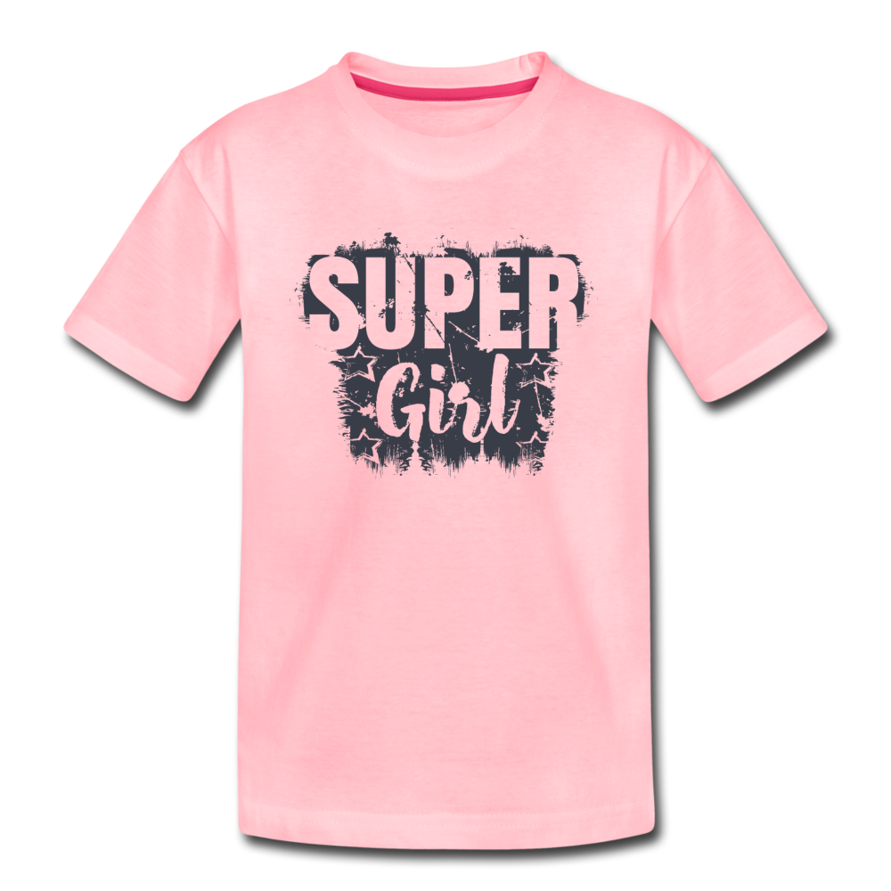 Super Girl Kids T-Shirt - pink