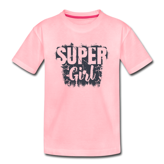 Super Girl Kids T-Shirt - pink