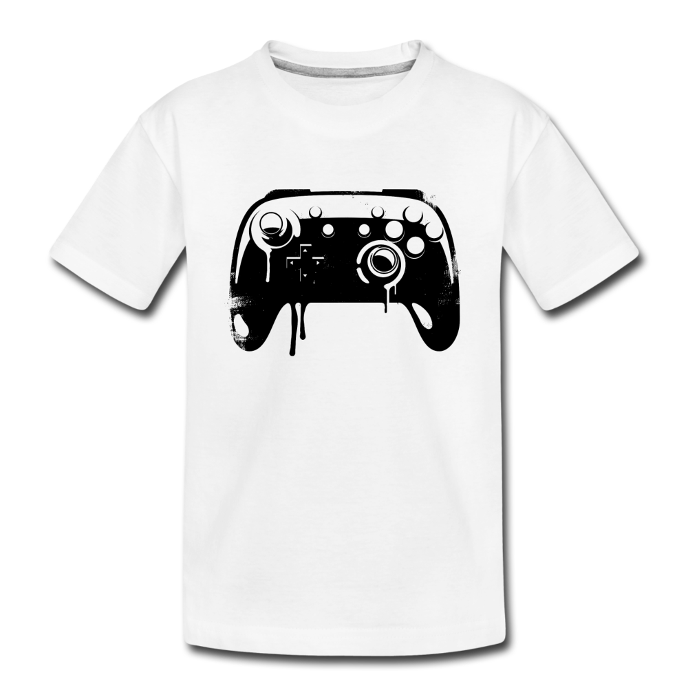 Video Game Controller Kids T-Shirt - white