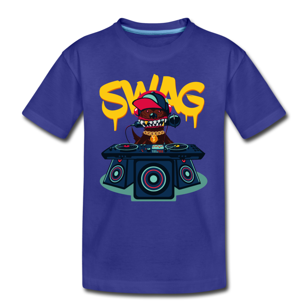 Swag DJ Kids T-Shirt - royal blue