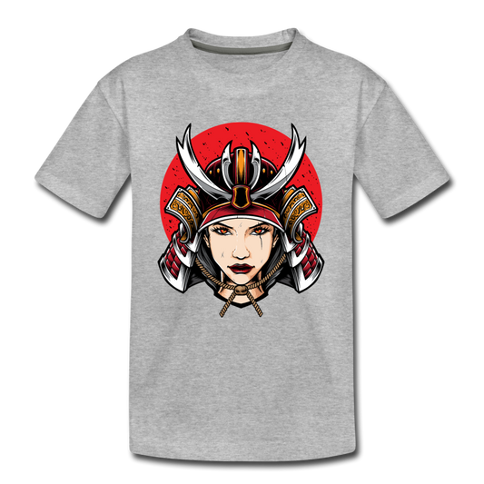 Samurai Kids T-Shirt - heather gray