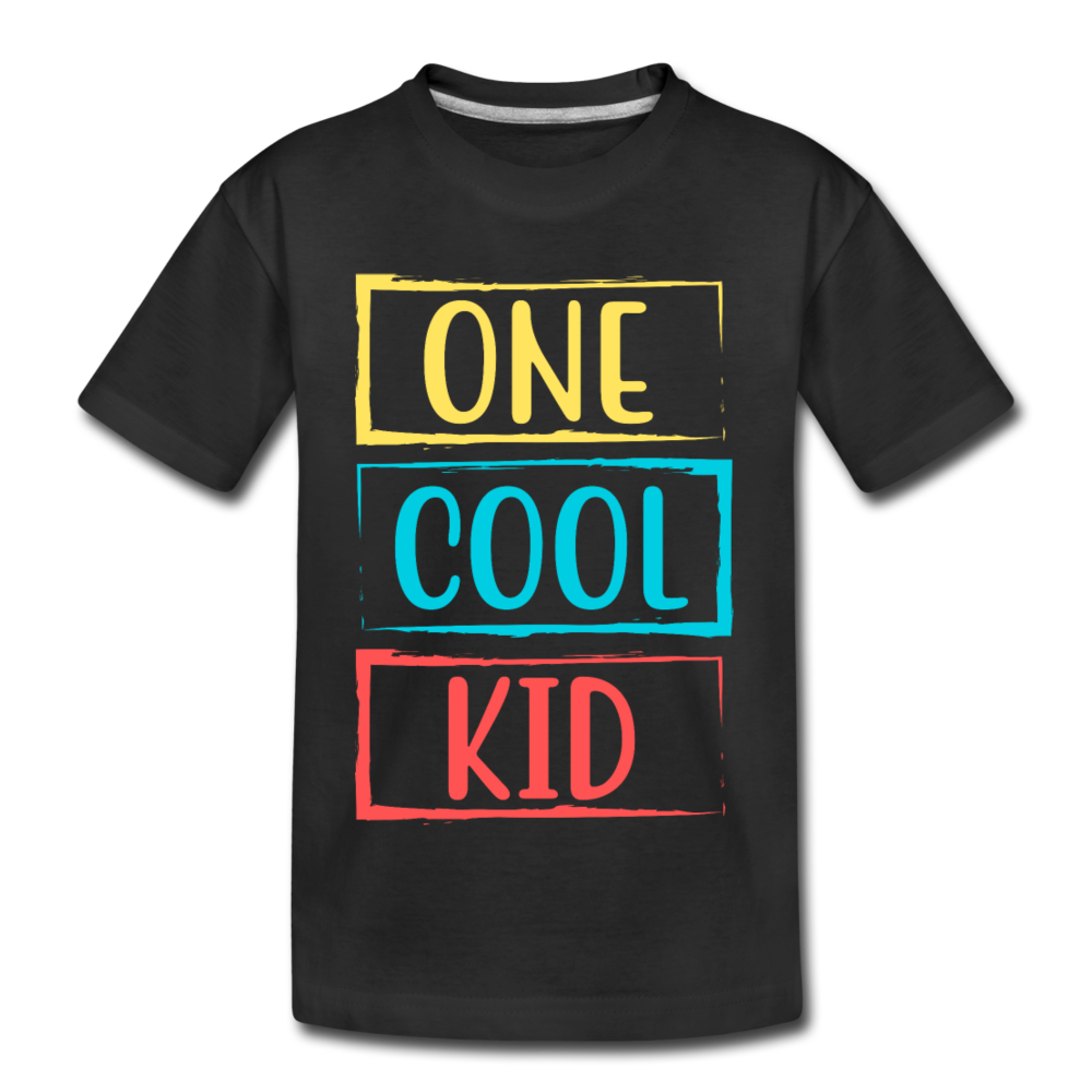 One Cool Kid Kids T-Shirt - black