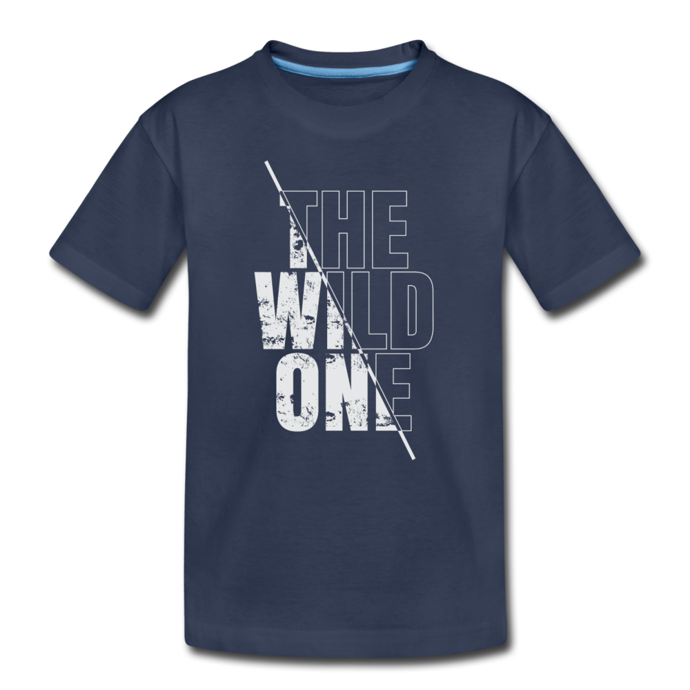 The Wild One Kids T-Shirt - navy