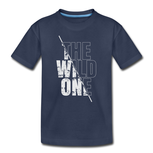 The Wild One Kids T-Shirt - navy