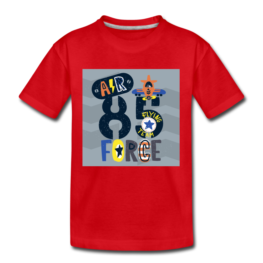 Air Force Kids T-Shirt - red